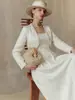 Ruihu Estilo Elegante Europeo y Americano Chaqueta Chaleco Vestido Traje 2025 Otoño Exportación Transfronteriza Traje de Falda