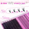 Comercio Electrónico Transfronterizo Segmentado DIY para Cabello Caja Roja Set Delgado Cruzado Grueso Pestañas Postizas Suministro Directo de Fábrica Exportación Tk