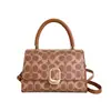 2026 Verano Nueva Moda Bolso de un Hombro Bolso de Mano Sencillo Bolso Cuadrado Pequeño Bolso Cruzado Elegante de Color Sólido de Moda