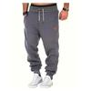 Comércio Exterior Transfronteiriço Primavera e Outono Calça Esportiva Casual Masculina Calça de Moletom Forrada com Lã Hip-Hop Solta Moda Calça Quente Masculina