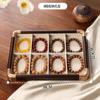 Caja de Almacenamiento para Pulseras Wenwan 2025 Estilo Nuevo Cuentas de Buda Pulsera de Jade Alta Gama Exquisita Caja de Joyería de Madera Maciza de Alta Gama
