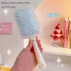 Pente com Almofada de Ar Placa Grande Pente Massageador de Couro Cabeludo Colorido Sereia Cabelo Fofo Coração de Menina Pente com Airbag Fofo para Levar com Você