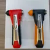 Martillo de Seguridad para Rescate de Incendios Cabeza de Martillo de Acero de Tungsteno Rompe Vidrio Instantáneamente Martillo Rompe-Ventanas de Autobús Dos en Uno Multifunción