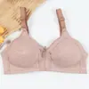 Roupa Íntima Transfronteiriça Nova para Meia-Idade e Idosos Tamanho Grande Sutiã Confortável Push Up Sem Fio para Ajuste dos Seios B003#
