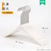 Cabides de Acrílico Branco Puro para Lojas de Roupas, Roupas Infantis, Roupas Masculinas e Femininas, Cabides Antiderrapantes, Prendedores de Calça Venda por Atacado