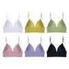 0053 ropa interior de algodón grande sin espalda tirantes finos sexy europeos y americanos sujetador de algodón acanalado fino cómodo para mujer