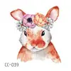 Adesivos de Tatuagem Infantis Animais Pequenos Pet Desenho Animado Meninos e Meninas Fofos à Prova d'Água Temporários para Rosto Estoque Pronto Transfronteiriço
