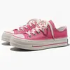 Zapatos Casuales de Lona Rosa con Suela Gruesa Aumentadores de Altura Estilo Japonés Okayama Kurume Zapatillas Casuales Aumentadoras de Altura para Mujer