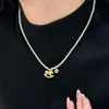 Collar de Perlas Moneda tipo Carrusel Inspirado en el Diseño para Mujer, Moda de Lujo Ligero, Tendencia, Versátil para el Trabajo, Gargantilla, Cadena para Clavícula
