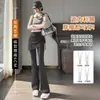 Calças Flare de Yoga Femininas de Cintura Alta Emagrecedoras para Uso ao Ar Livre, Calças Fitness de Alta Elasticidade para Corrida, Esportes e Treinamento de Pilates