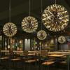 Lustre de gipsófila nórdico pós-moderno restaurante bar escada bola de faísca loja de roupas loja de chá com leite lustre comercial