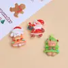 Animales Lindos de Navidad Dibujos Animados Hecho a Mano DIY Accesorios para Joyería Pegamento de Crema Resina Accesorios Pequeños Paquete de Materiales para Pasadores
