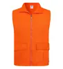 Chalecos de Algodón Rojo para Voluntarios con Logo Personalizado, Ropa de Trabajo con Texto Impreso, Fabricante de Chalecos para Voluntarios Comunitarios y Miembros de Partido