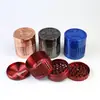 Vendas Diretas de Fábrica 63mm 4 Camadas Vários Estampados Moedor de Tabaco para Dardos Liga de Zinco Moedor de Tabaco com Diamante Moedor de Tabaco