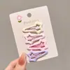 Presilhas de cabelo de estrela Dopamine para crianças e meninas, presilhas de cabelo doces e delicadas, presilhas de franja de alta qualidade e requintadas, presilhas fofas pequenas para bebês