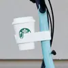 Soporte para Taza de Café Plegable Pequeña Meilong Soporte para Botella de Agua de Bicicleta Soporte sin Taladro para Taza de Agua Accesorios de Equipo de Ciclismo