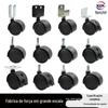 Fábrica Direct rodízio móveis roda universal com freio flor rack de armazenamento rack floreira roda roldana de bagagem Universal