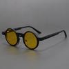 Novos Óculos de Sol Redondos Personalizados Steampunk Europeus e Americanos, Óculos Populares da Moda Hip-Hop com o Mesmo Estilo, Óculos da Moda