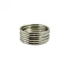 Pulsera Redonda Brillante de Múltiples Capas Simple Exagerada Za Europea y Americana Conjunto de Combinación Libre Joyería de Gama Alta