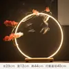 Lámpara LED Anillo Decoración Cerámica Nuevo Chino Zen Creativo Sala de Estar Entrada Oficina Escritorio Decoración del Hogar