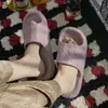 Amor Hormiga Moda Nueva Primavera/Verano Simple Diamante Tablero de Damas Cómodas Pantuflas de Casa para Pareja Hombres y Mujeres