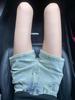 Shorts de Mezclilla Retro para Chica Caliente Shorts de Verano para Mujer 2025 Nuevos de Cintura Alta Sexy Línea A Rectos de Pierna Ancha Modernos