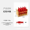 Caja de Madera para Guardar Instrumentos Musicales Orff Percusión Enseñanza Musical Sonajero para Niños Anillo de Tambor Tablero de Anillo Doble Enseñanza en Jardín de Infancia