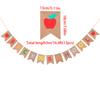 Festa de Abertura da Temporada para Creche, Ensino Fundamental e Médio Transfronteiriça Decoração de Sala de Aula Faixa de Volta às Aulas Bandeira de Puxar Cauda de Andorinha Flor de Puxar