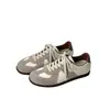 Estilo minimalista~Bloques de color retro clásicos Zapatos de entrenamiento alemanes para mujer 2026 Nuevo estilo de otoño Estilo coreano Adelgazantes Versátiles Casuales Zapatos de plataforma