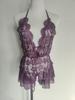 Noite Longa Lingerie Sexy Renda Transparente Sexy Macacão Tentação Entrepierna Livre Paixão 2027