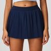 Falda de Tenis para Mujer Estilo Lulu Transfronteriza de Cintura Alta Dos Piezas Cubre Cadera Deportiva Casual Corta Ropa de Tenis Yoga