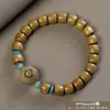 Pulsera de sándalo natural, sándalo Barbie, joyería estilo chino, accesorios para hombre y mujer, rosario, venta al por mayor