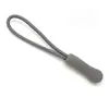 Cor em estoque cordão de puxar zíper cabeça de zíper de injeção TPU cordão de puxar para roupas bagagem design livre