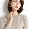 Suéter de Cuello Redondo para Mujer, Suéter de Punto Pulóver para Otoño e Invierno, Prenda Base para Mujer, Suéter Transfronterizo, Top de Punto, Camisa Base