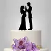Cartão de Bolo de Casamento em Acrílico Figura de Bolo de Noiva Grávida e Noivo Cartão de Bolo de Casamento Cartão