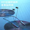 Fone de Ouvido Bluetooth Sem Fio com Display Digital, Bateria de Longa Duração, Semi-In-Ear, Esportivo, Estéreo, com Alça para Pendurar no Pescoço