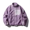 Chaqueta interior de forro polar para otoño e invierno, cálida y cortavientos, con elasticidad incorporada, bolsillos de color contrastante, suave y cómoda al tacto, adecuada para actividades al aire libre