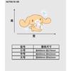 Habitación de Princesa para Niños Decoración de Habitación de Niña Adhesivo de Pared Estéreo 3D Fondo de Pared Sanrio Adhesivo de Pared