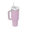 Copo Térmico Transfronteiriço de 40oz Segunda Geração com Alça, Aço Inoxidável 304, Copo de Carro Amazon de Grande Capacidade com Conservação de Gelo, Personalizável