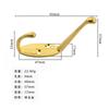Jingmao Hardware Antigo Bronze Europeu Vintage Gancho para Roupas Sala de Estar Gancho para Casaco Gancho Único Gancho para Roupas
