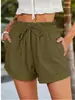 2026 Verano Nuevo Ropa Femenina Transfronteriza Amazon Wish Exportación Europea y Americana Color Sólido Suelto Casual Moda Shorts para Mujer