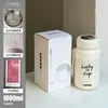 Brillante Xiaoqing Taza Simple de Gran Capacidad Taza de Agua de Acero Inoxidable Taza de Té Hervidor de Agua Portátil para Exteriores Taza Termo de Regalo