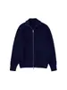 AliExpress Otoño 2026 Nuevo Cárdigan de Color Sólido con Cremallera y Cuello Semi Alto Abrigo Suéter para Hombre Punto Holgado Casual