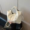Bolsa Feminina de Alta Qualidade Estilo Ocidental Grande Capacidade 2025 Nova Primavera e Verão Simples Casual Portátil Transversal Tote Bag