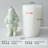 Jiahuimei Vela de Papai Noel Molde de Silicone DIY Natal Artesanal Pedras de Aromaterapia Vela Presente de Acompanhamento