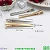 3.5-8cm Clip de Guangzhou ensanchado clip cuadrado grueso clip de tiburón horquilla sin costuras diy material hecho a mano accesorios venta al por mayor