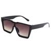 Gafas de Sol Cuadradas Marca V para Hombres y Mujeres, Elegantes Gafas Personalizadas para Ciclismo al Aire Libre, Modernas 610-61036 Montura Negra