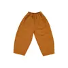 Ropa Infantil Bola de Arroz Pegajoso Otoño 2026 Pantalones Curvos para Niños Algodón Suave Cepillado Carbón Pantalones Largos Casuales 100% Algodón Venta al por Mayor
