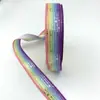 Fitas de estampagem a quente prateada e dourada em formato de estrela fabricantes de fitas material para laços DIY acessórios de joalheria fita de seda yum