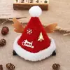 Novo grampo de cabelo chapéu de Natal fofo chapéu de veludo clipe bico de pato torta de cristal para enfeitar grampo de cabelo acessório de cabelo uma geração de cabelo